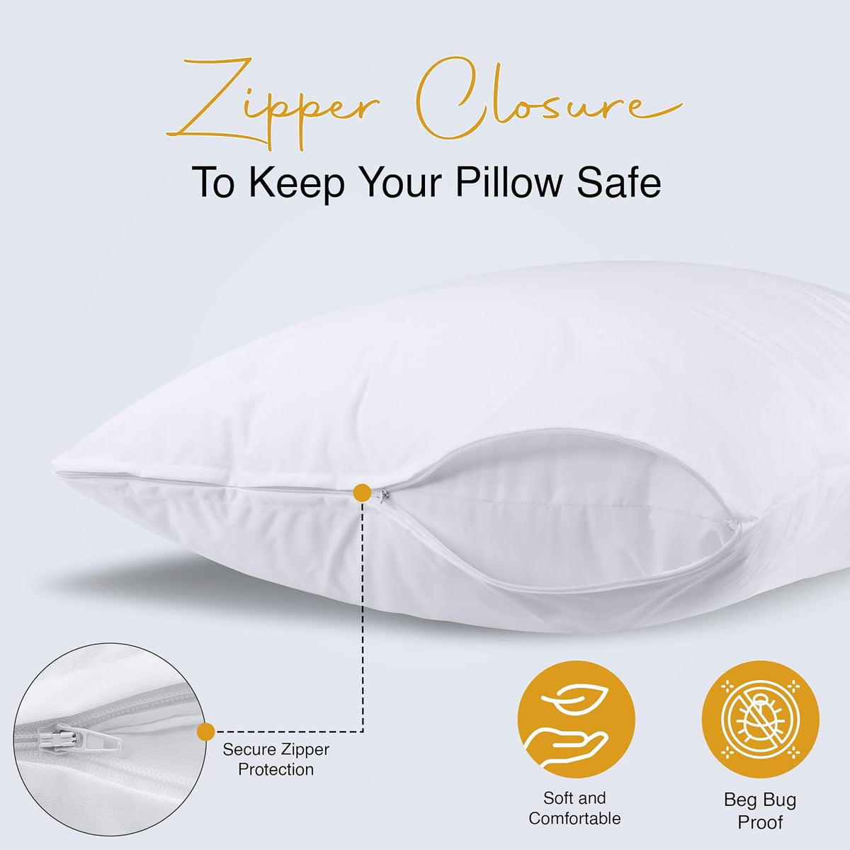 Waterproof Pillow Protector Set