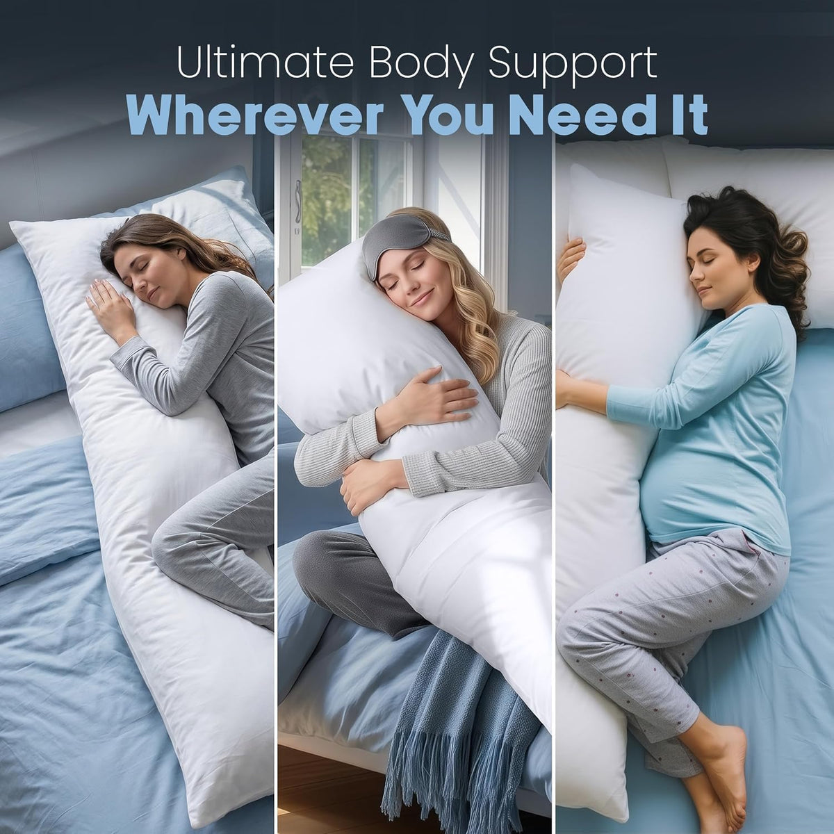 SnuggleLong Body Pillow