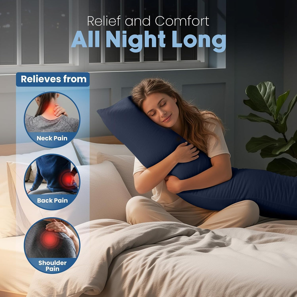 SnuggleLong Body Pillow