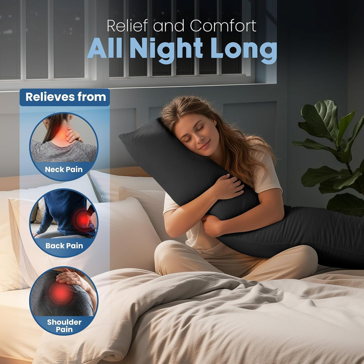 SnuggleLong Body Pillow
