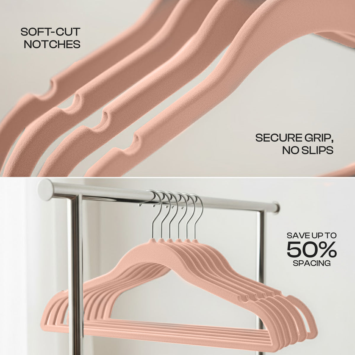 Non-Slip Velvet Clothes Hangers