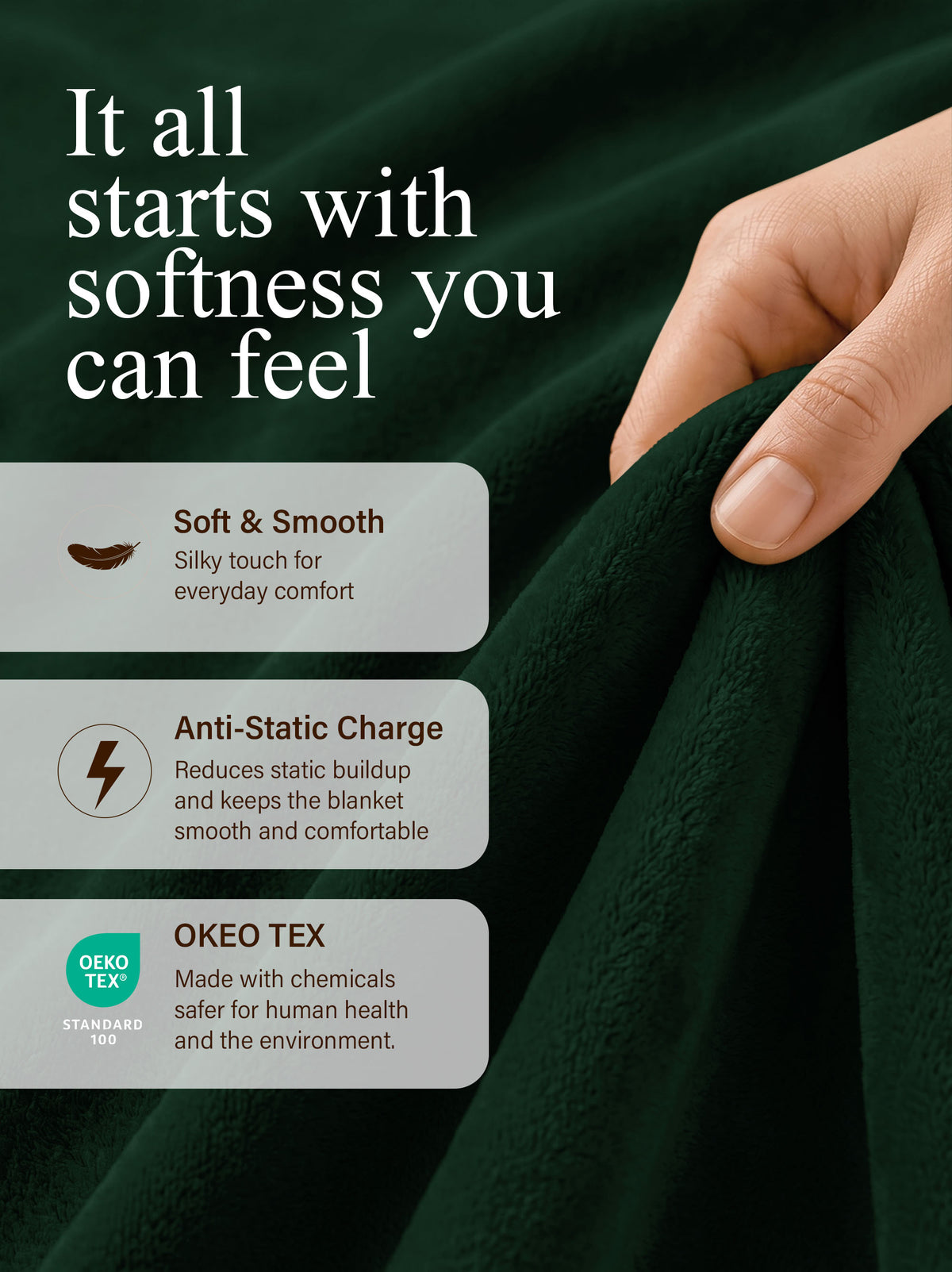 VelvetTouch Flannel Fleece Blanket