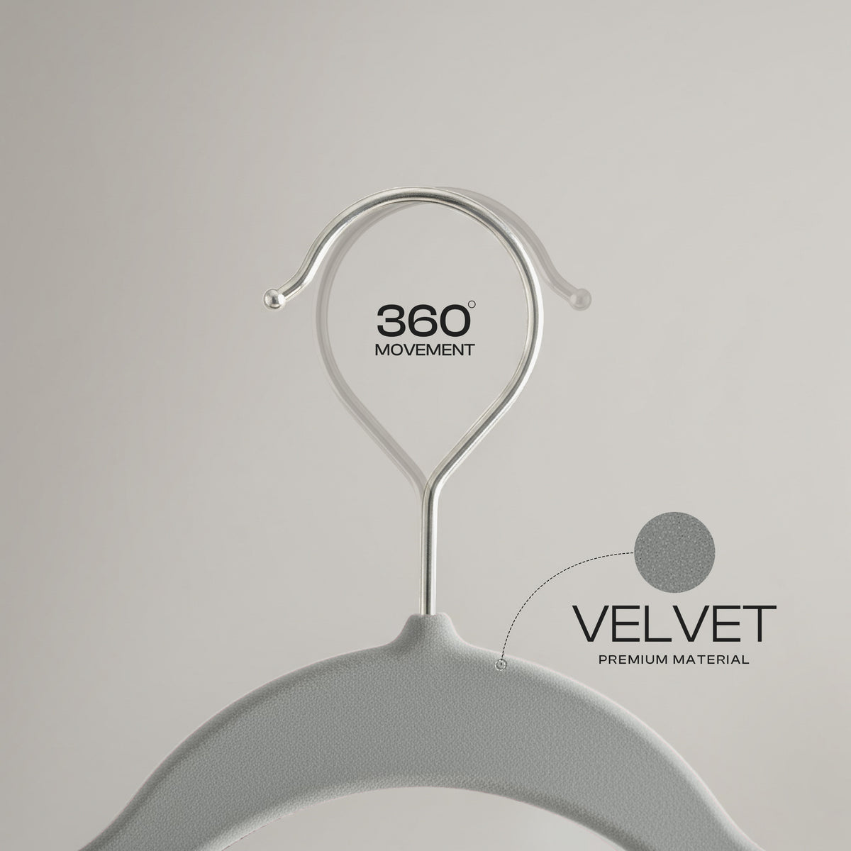 Non-Slip Velvet Clothes Hangers