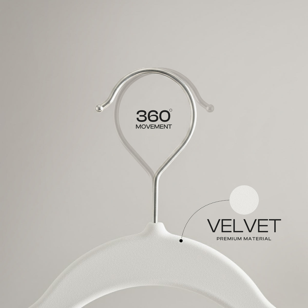 Non-Slip Velvet Clothes Hangers