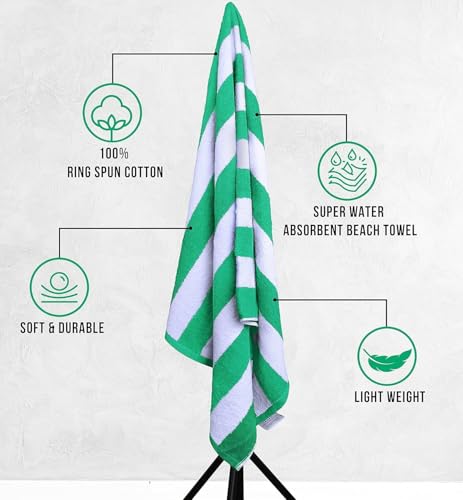 Cabana Stripe Cotton Beach Towels