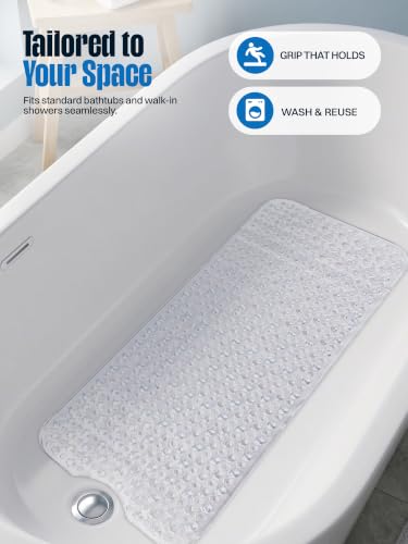 Clear Non-Slip Bath & Shower Mat