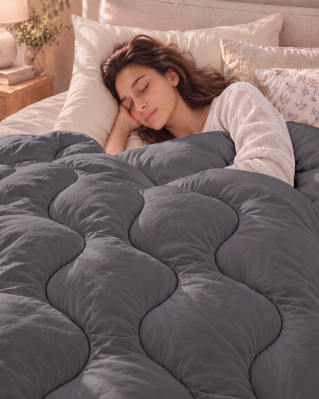 WinterNest Cloud Stitch Duvet