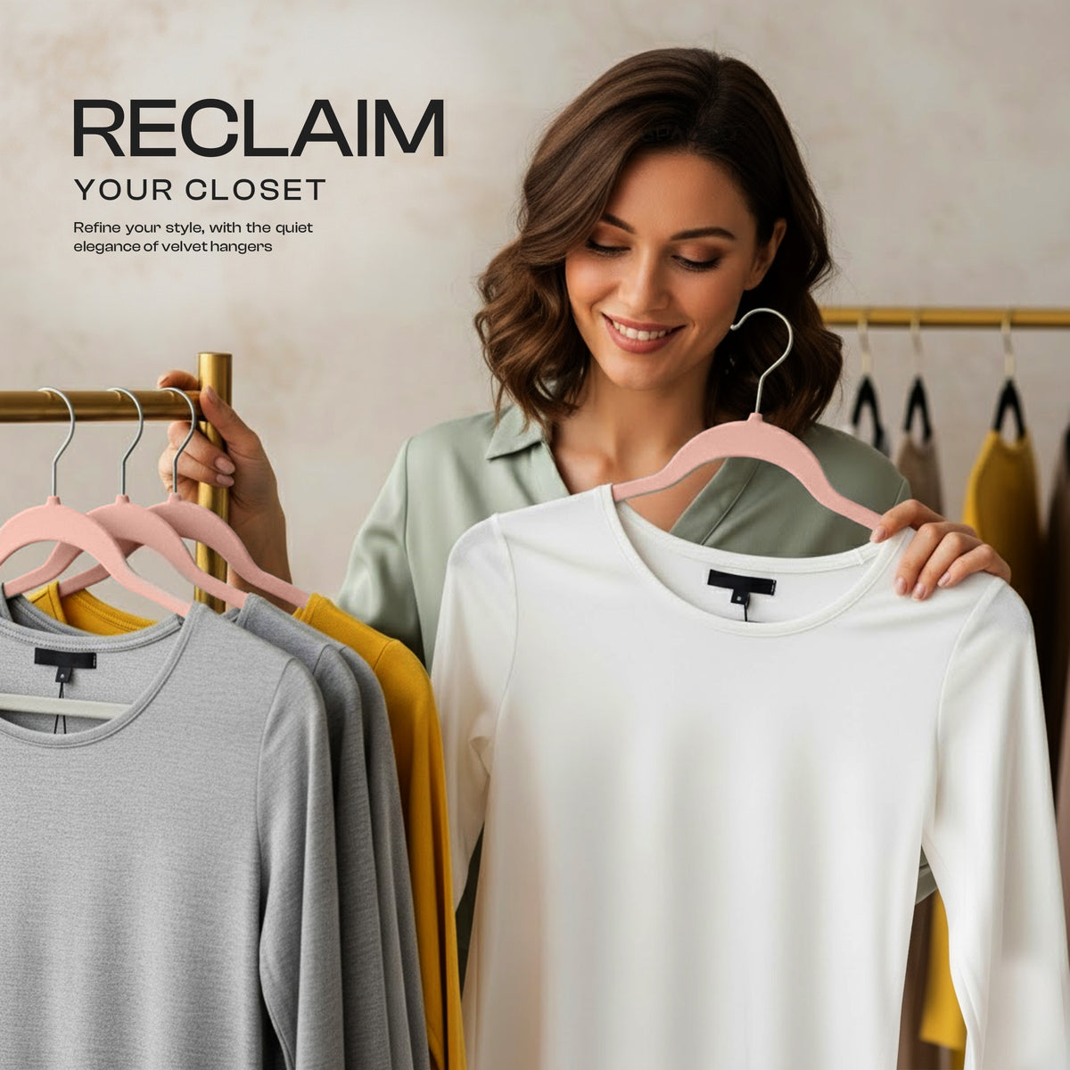 Non-Slip Velvet Clothes Hangers