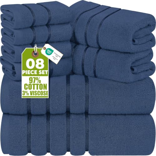 Viscose Stripe Cotton Towel Set
