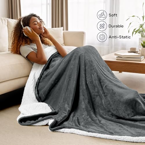 Reversible Teddy Sherpa Blanket