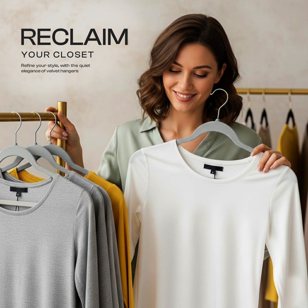 Non-Slip Velvet Clothes Hangers