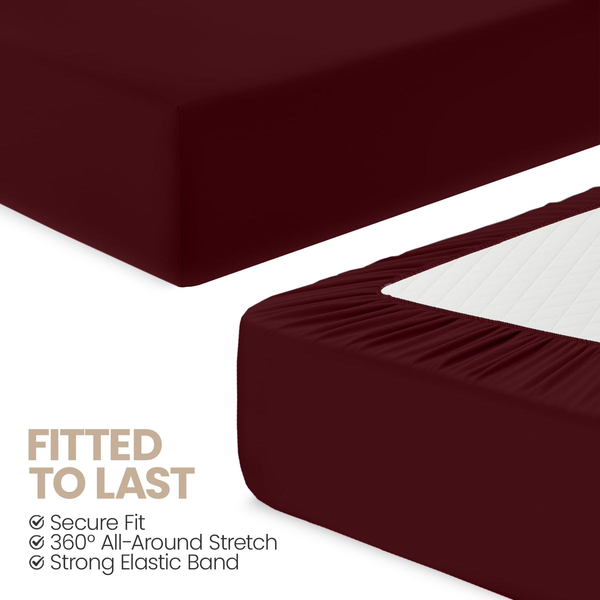 Everyday Soft Fitted Sheet - Multipack