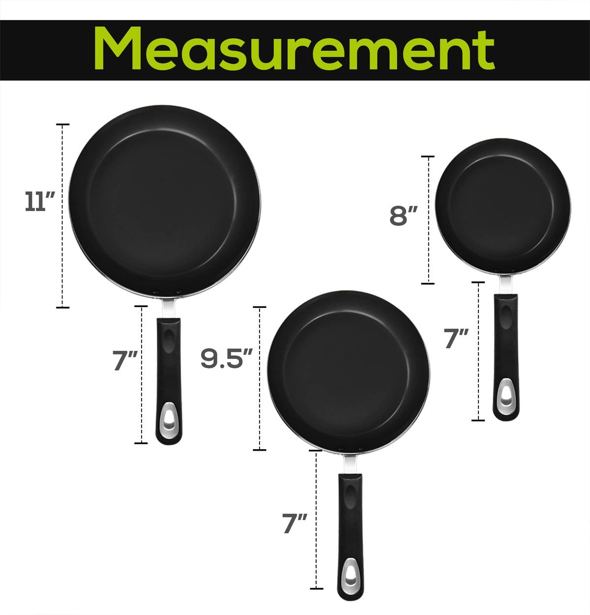 Non-Stick Frying Pan Set