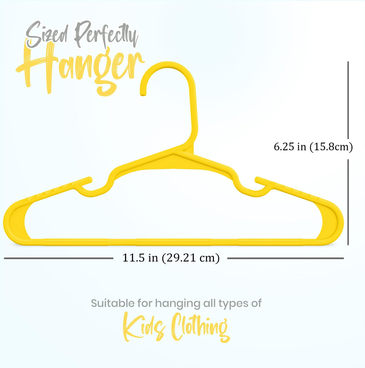 Kids' Plastic Clothes Hangers
