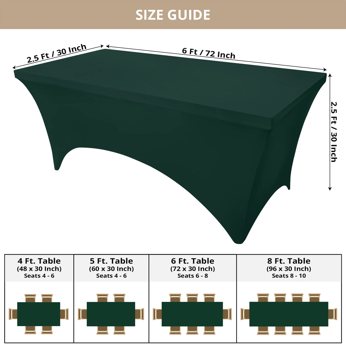 Stretchable Fitted Table Cover