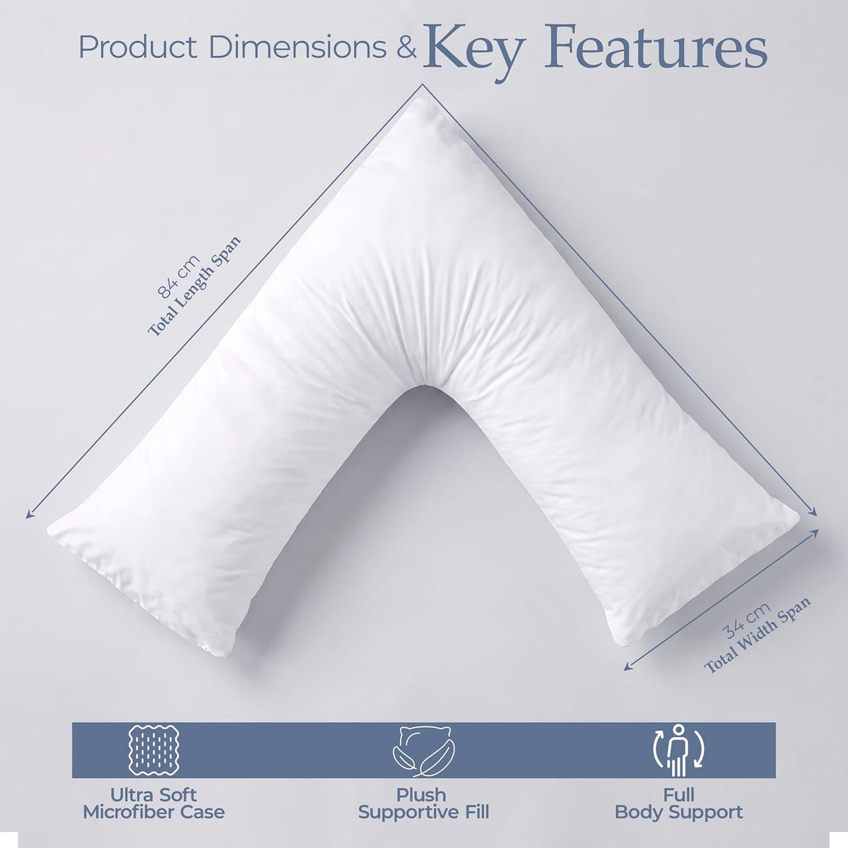 Maternity Comfort V Shape Pillow