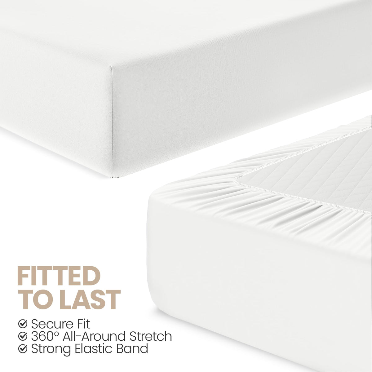 Everyday Soft Fitted Sheet - Multipack