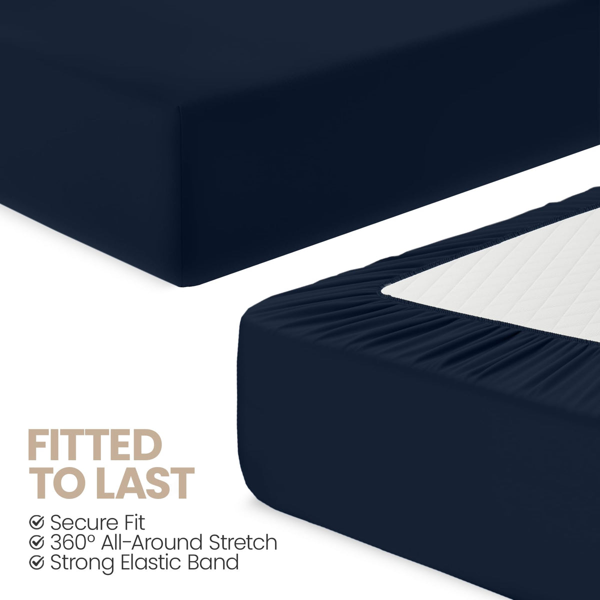 Everyday Soft Fitted Sheet - Multipack
