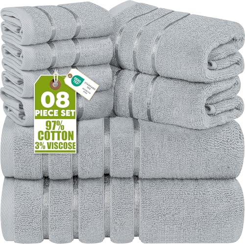 Viscose Stripe Cotton Towel Set