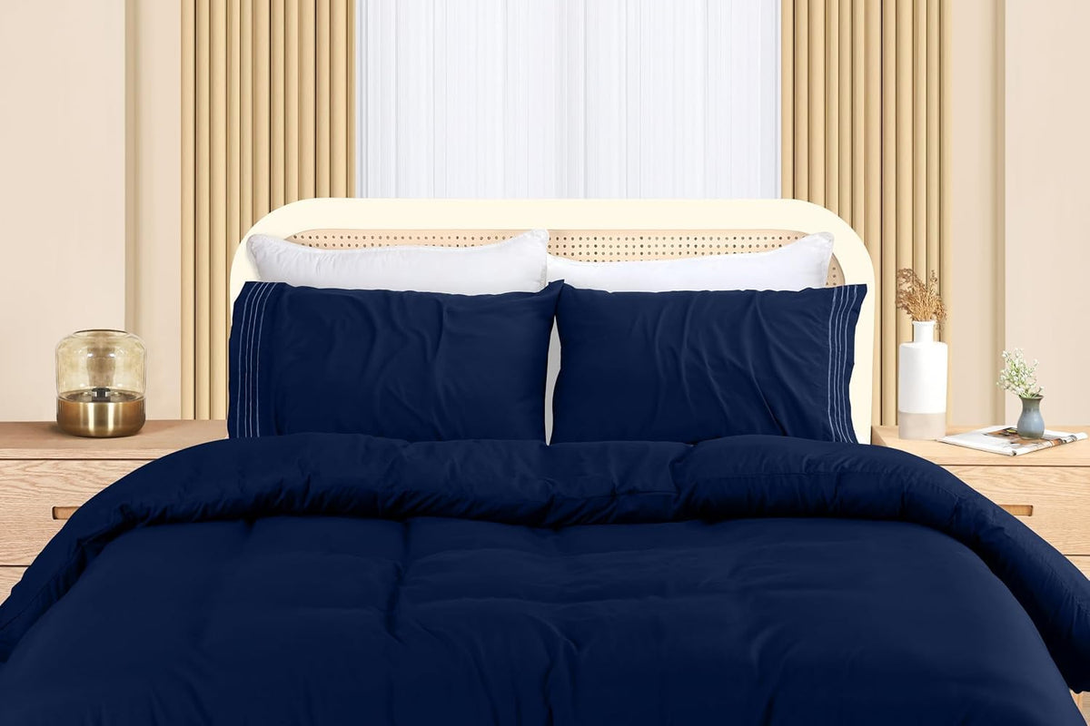 Fine Embroidery Duvet Cover Set