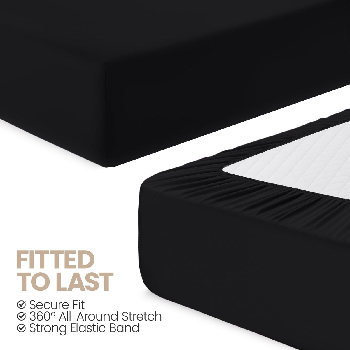 Everyday Soft Fitted Sheet - Multipack