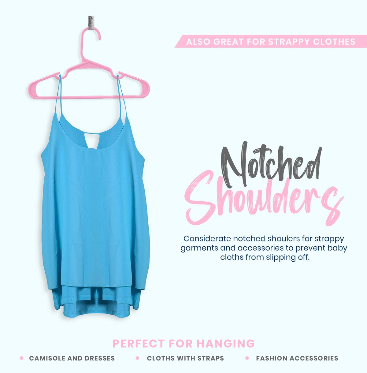 Kids' Plastic Clothes Hangers