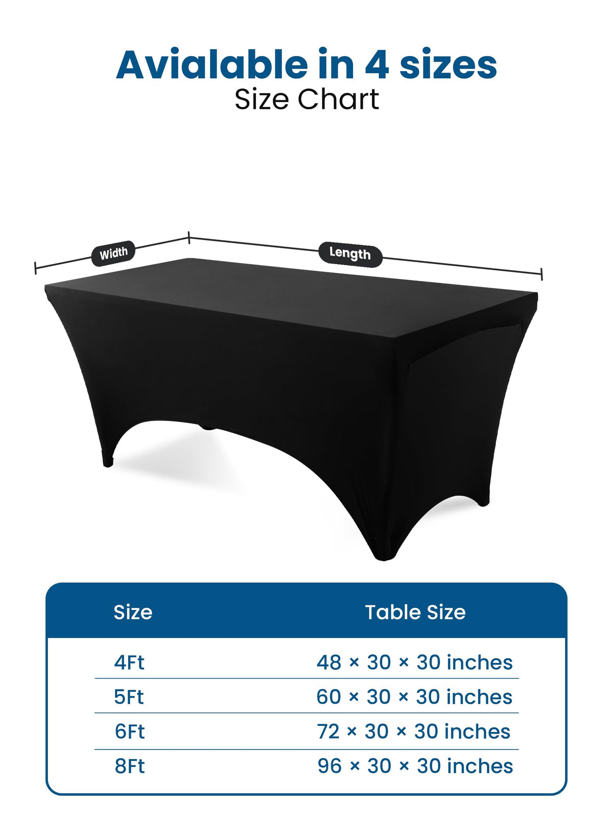 Stretchable Fitted Table Cover