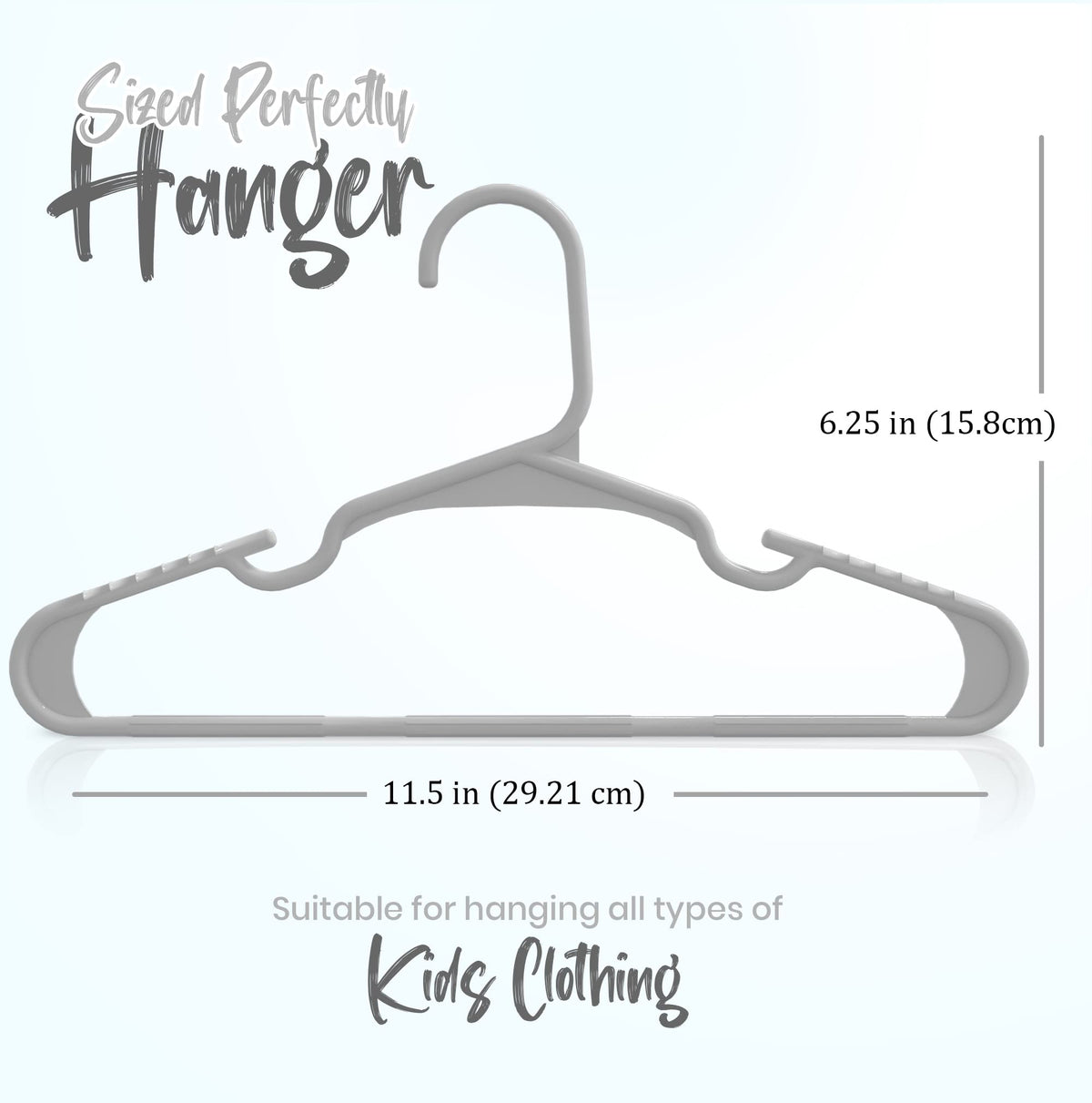Kids' Plastic Clothes Hangers
