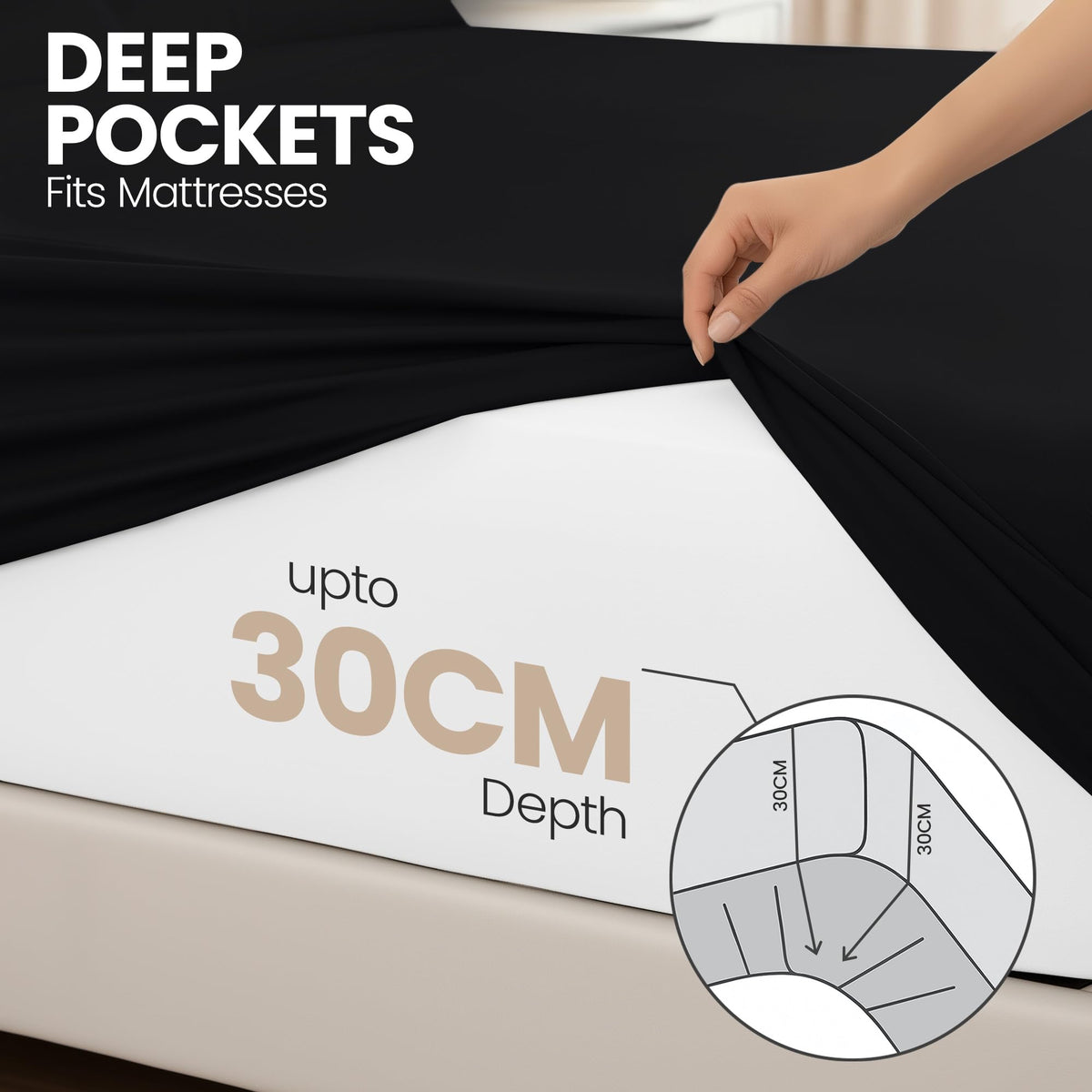 Everyday Soft Fitted Sheet - Multipack