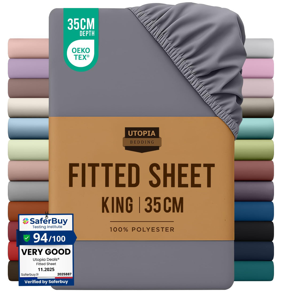 Everyday Soft Deep Fitted Sheet