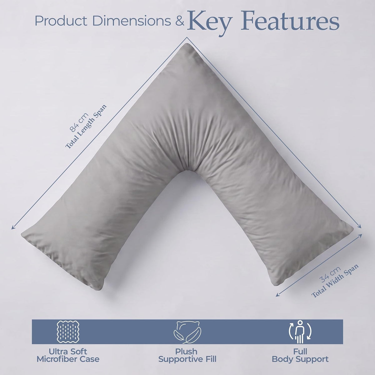 Maternity Comfort V Shape Pillow