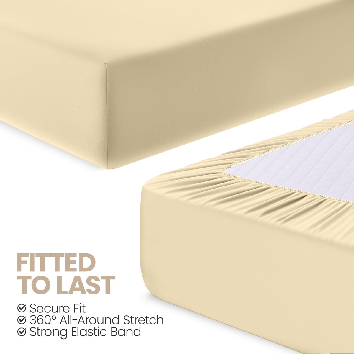 Everyday Soft Fitted Sheet - Multipack