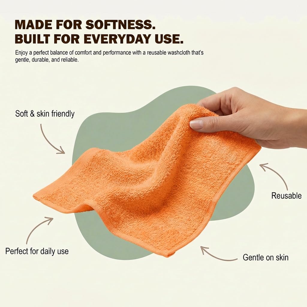 Cotton Flannel Wash Cloth