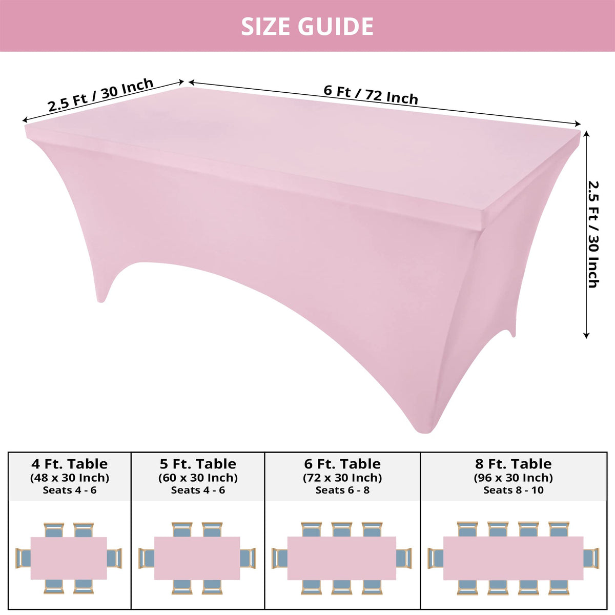 Stretchable Fitted Table Cover
