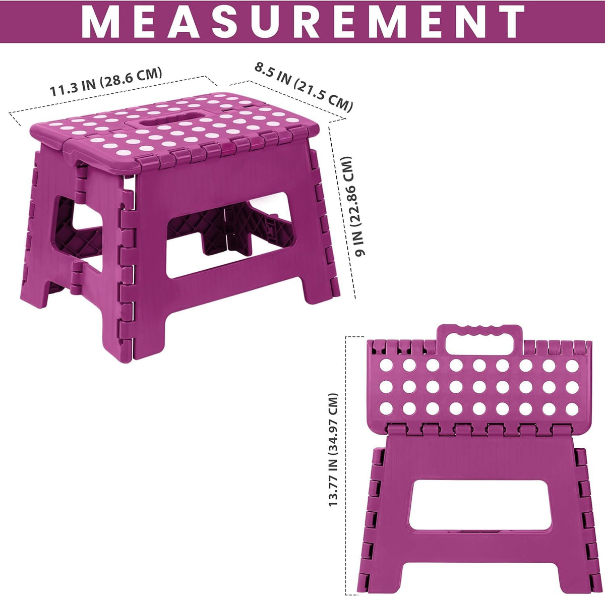 9-Inch Folding Step Stool