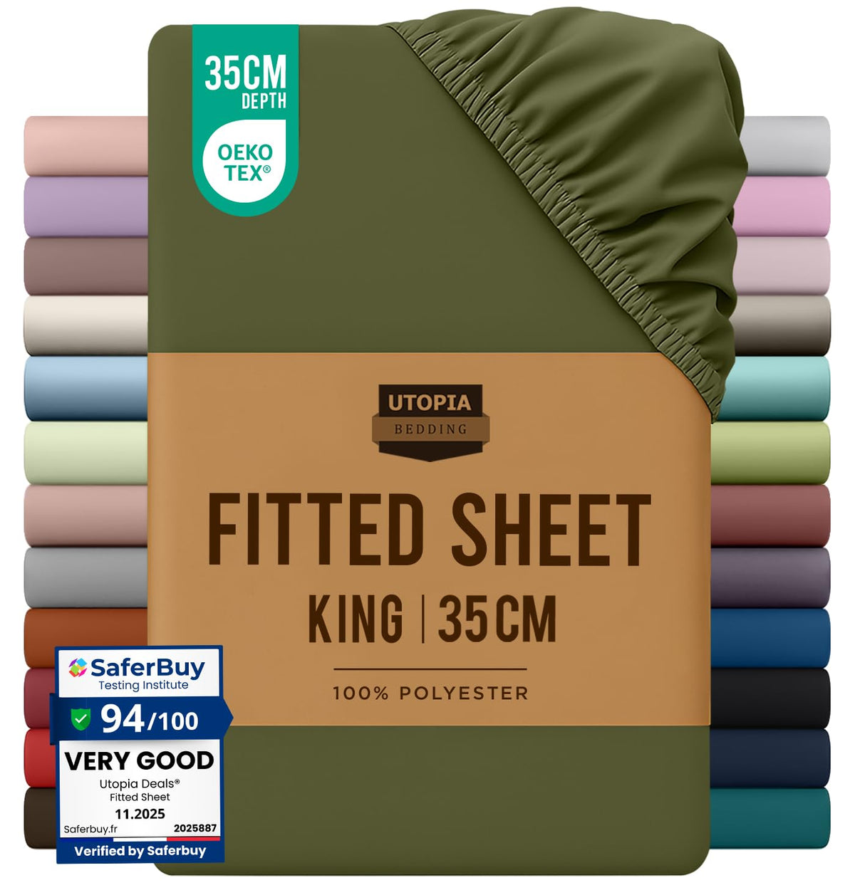 Everyday Soft Deep Fitted Sheet