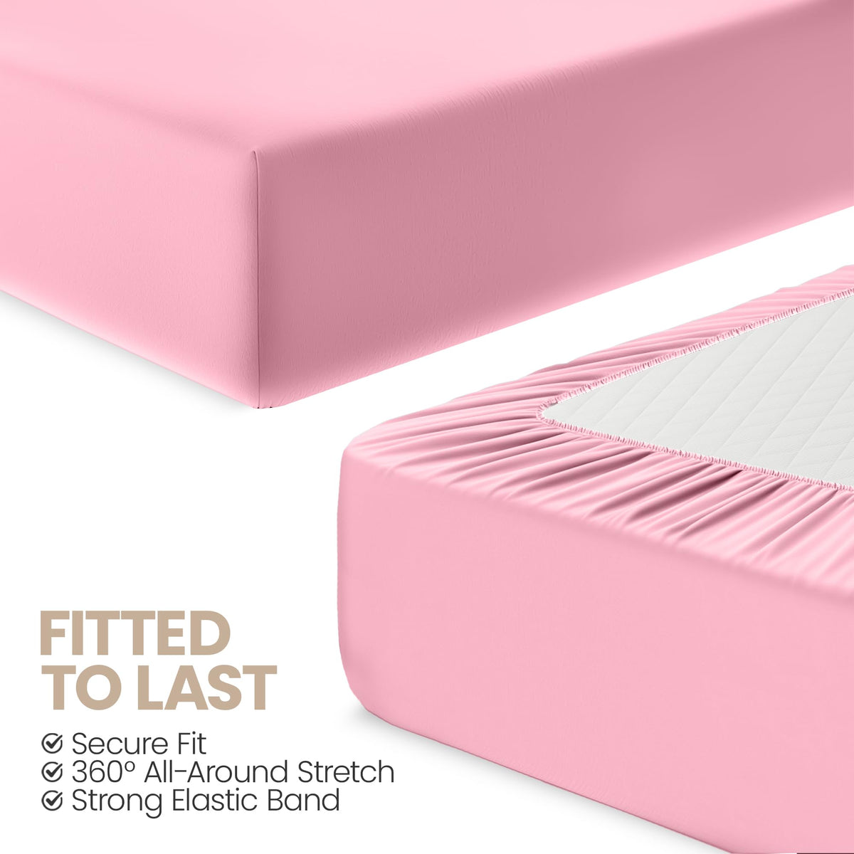 Everyday Soft Fitted Sheet - Multipack