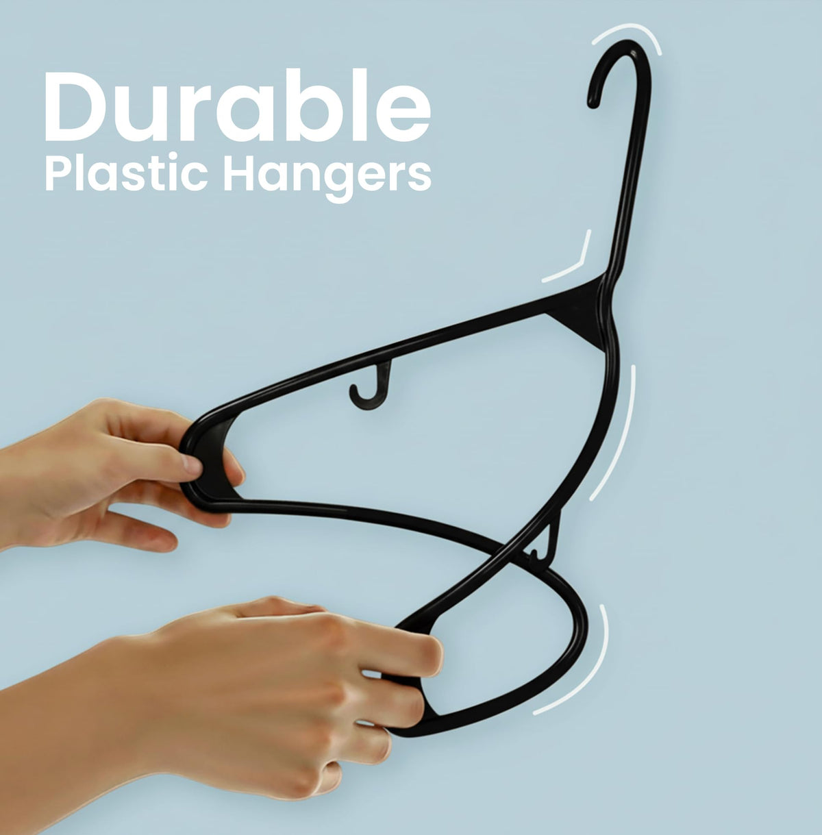 Plastic Clothes Hangers with Hooks
