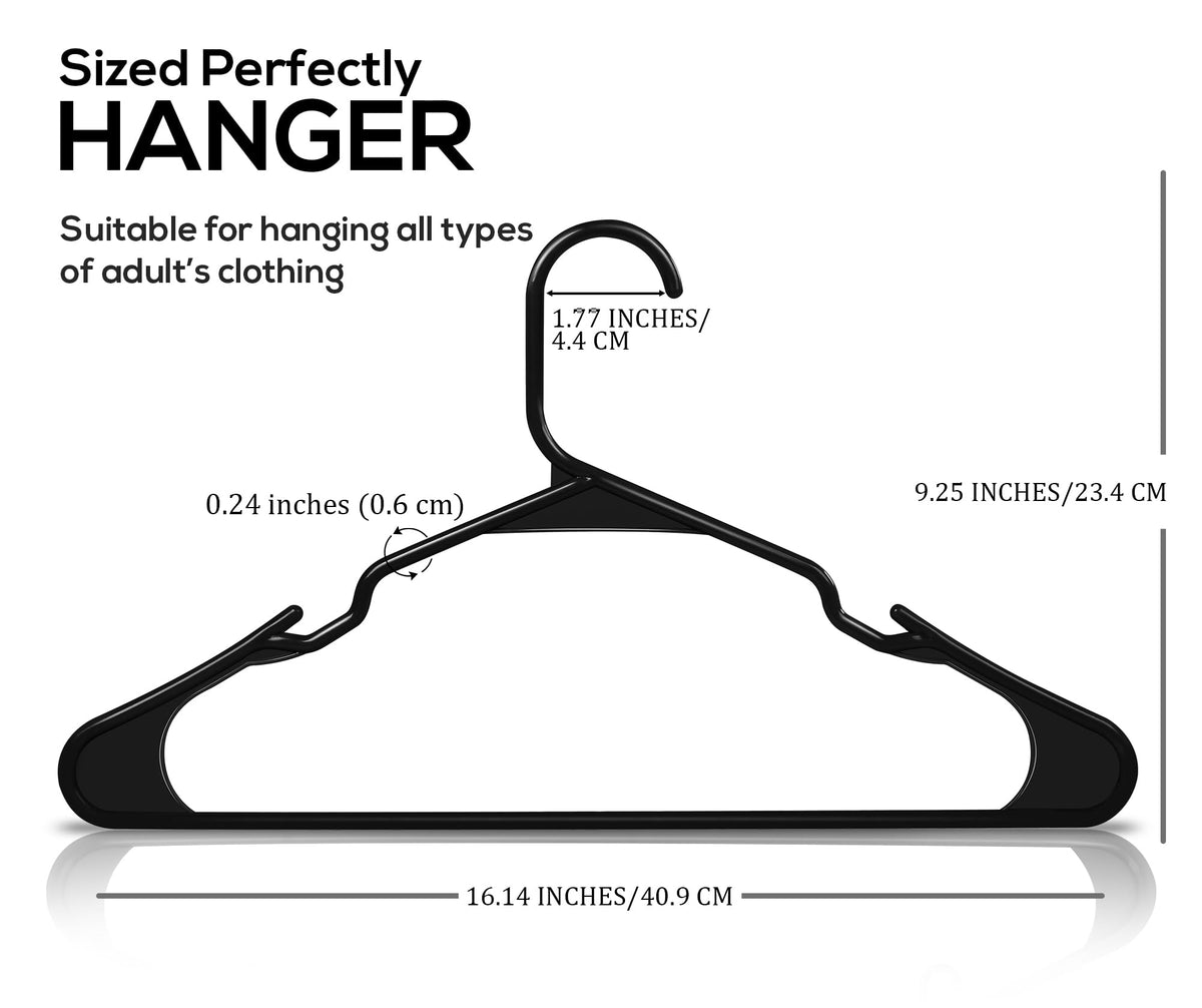 Plastic Clothes Hangers with Notches