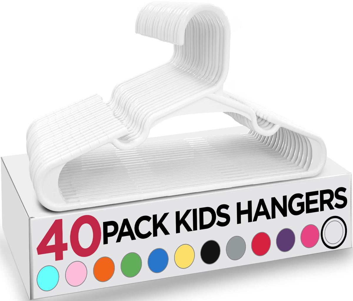Kids' Plastic Clothes Hangers