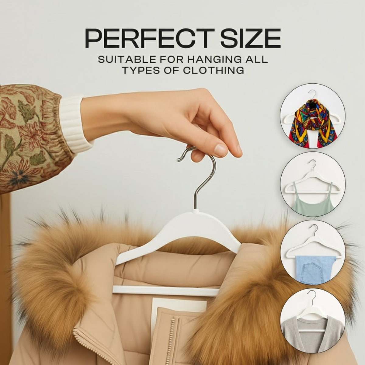 Non-Slip Velvet Clothes Hangers