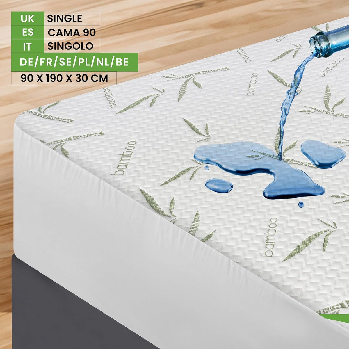 CoolWeave Bamboo Mattress Protector