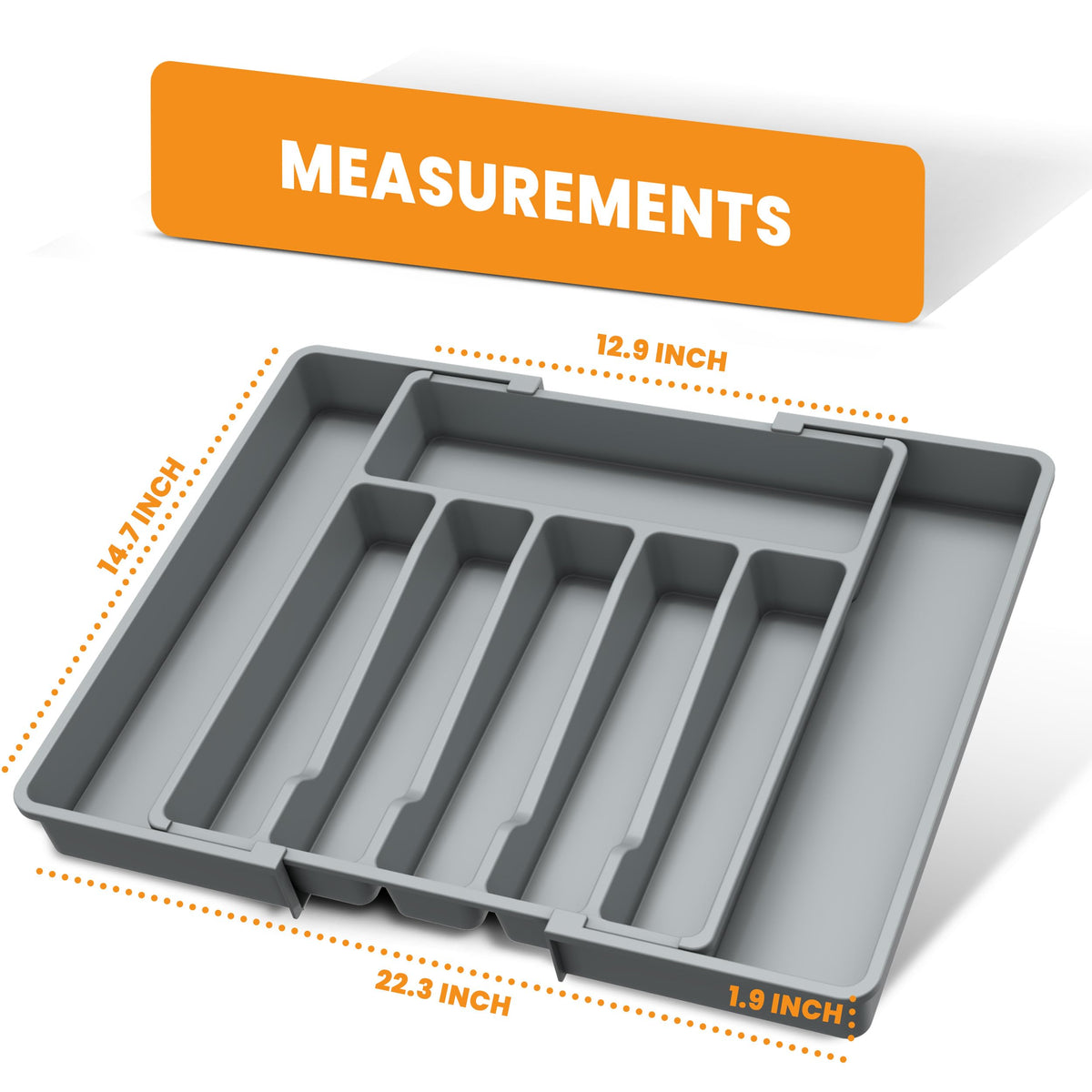 Expandable Cutlery Tray