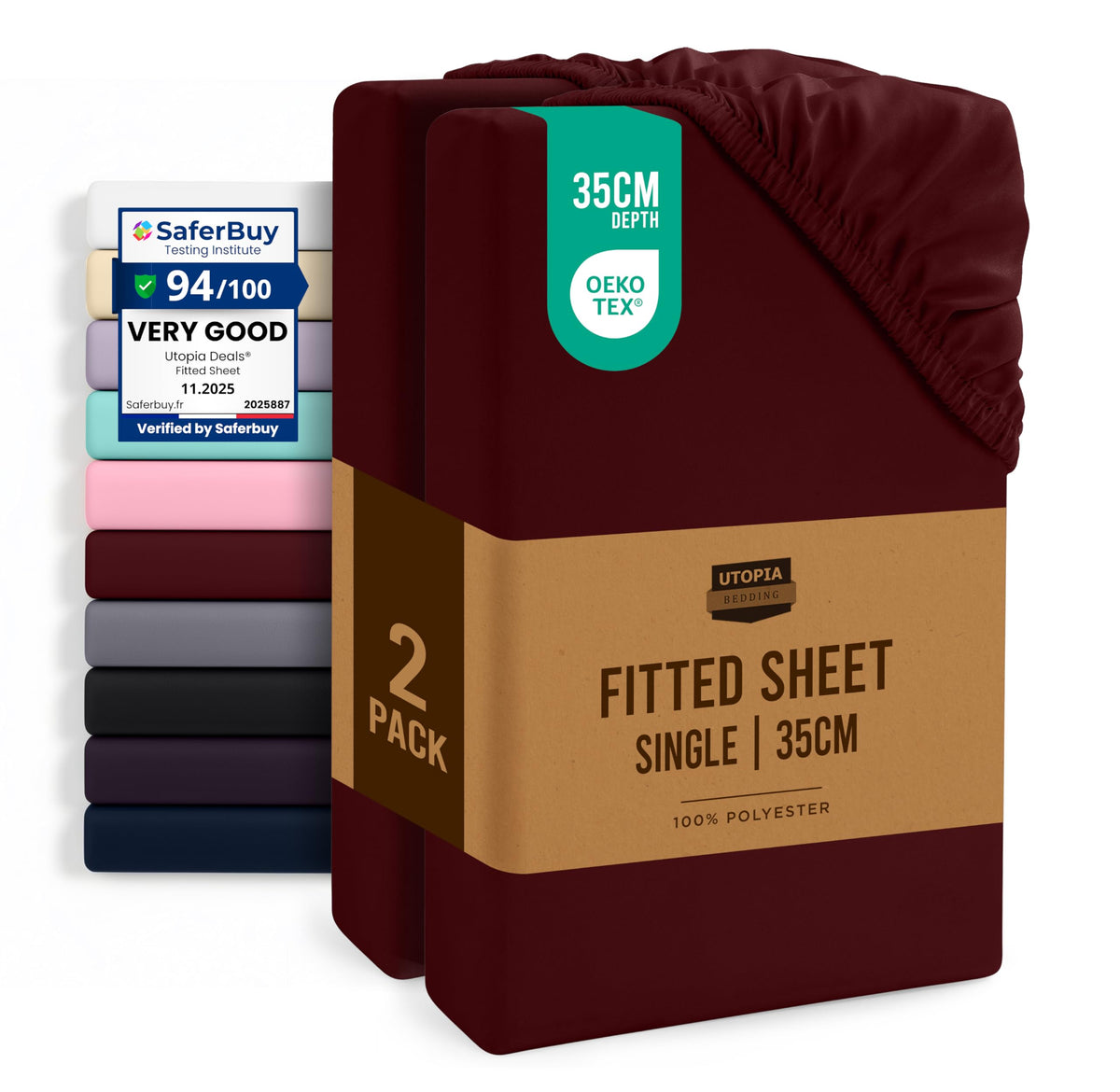 Everyday Soft Fitted Sheet - Multipack