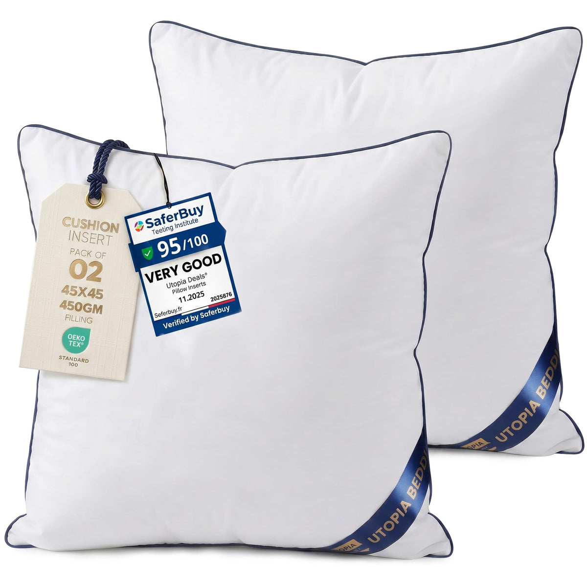 Classic Piped Throw Pillows