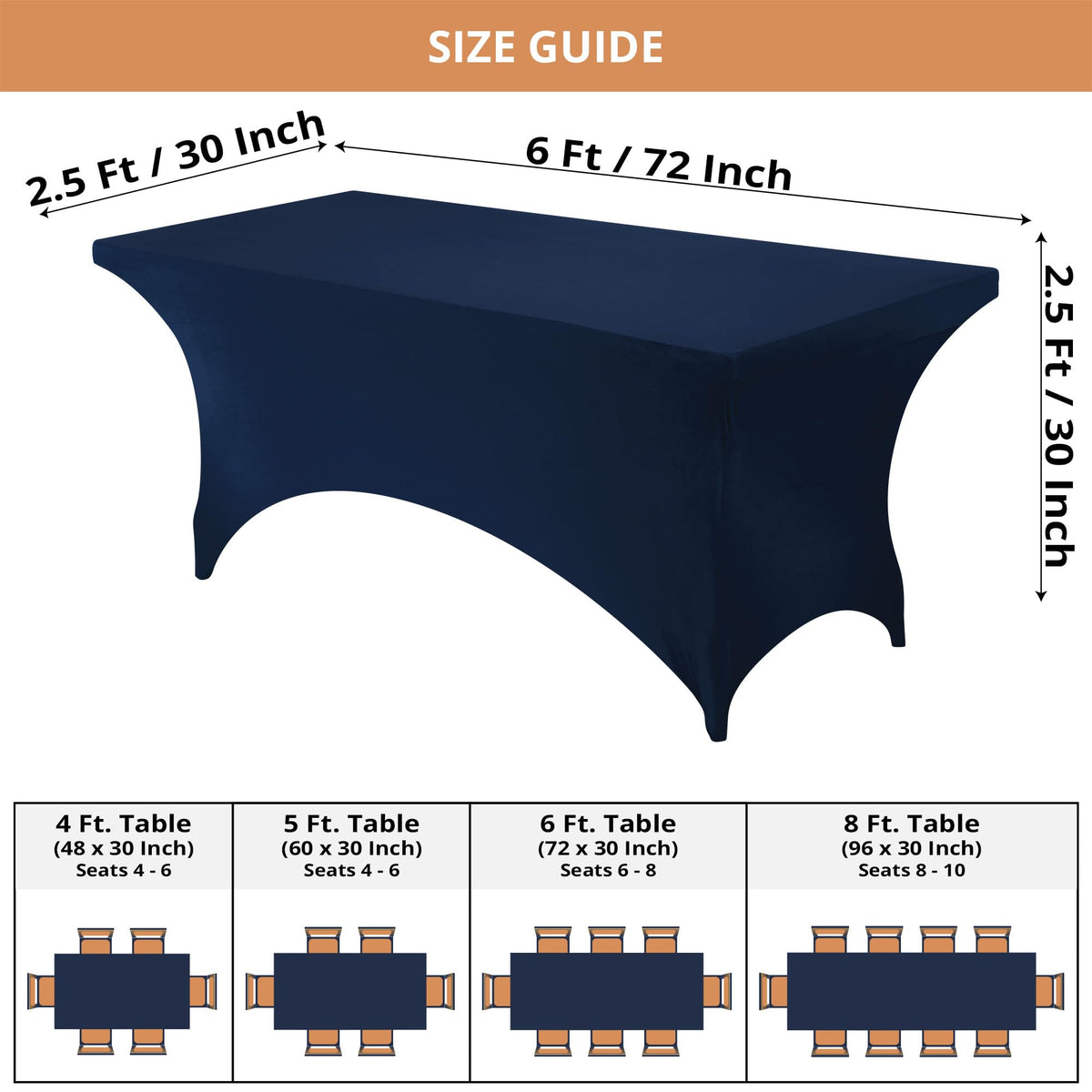 Stretchable Fitted Table Cover