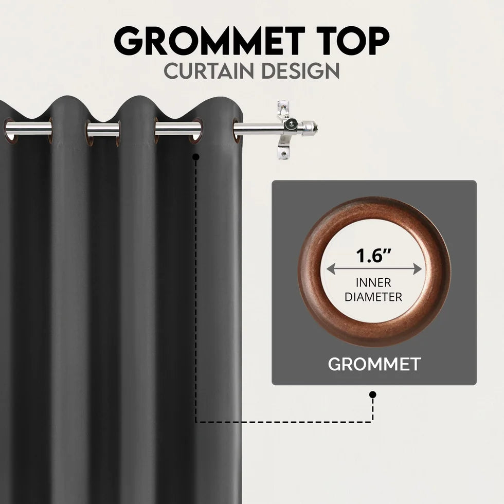 Classic Blackout Eyelet Curtains
