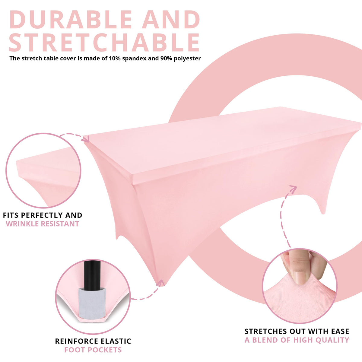 Stretchable Fitted Table Cover