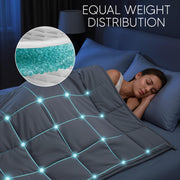 Quilted Glass Bead Weighted Blanket