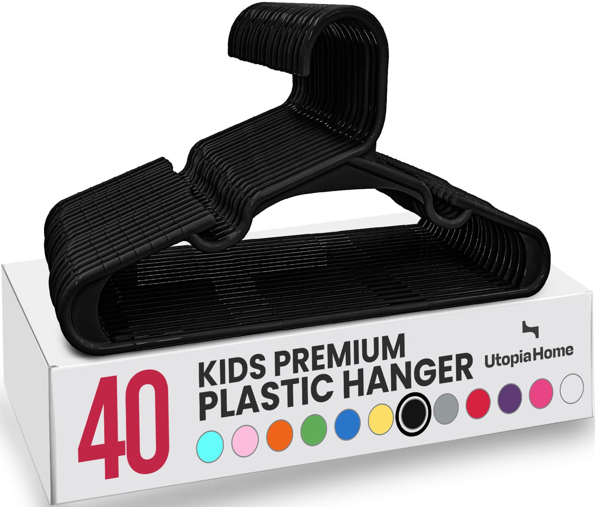 Kids' Plastic Clothes Hangers